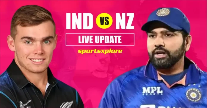 IND vs NZ 1st odi match LIVE Score