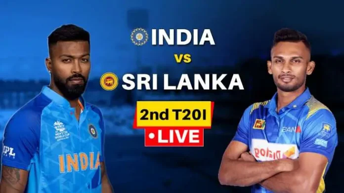 ND vs SL 2nd T20 Live Cricket Score