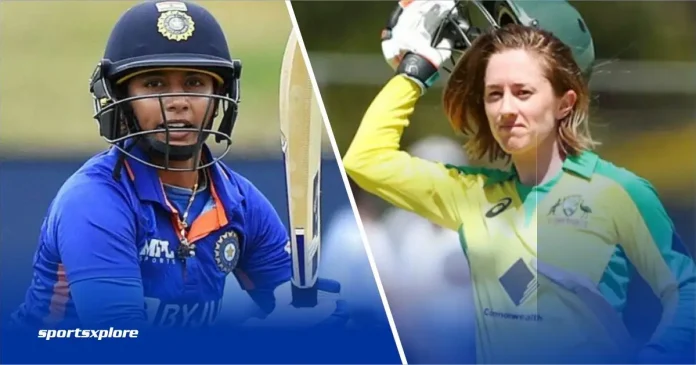 भारतीय खिलाड़ी मिताली राज-ऑस्ट्रेलियाई खिलाड़ी रेचल हेन्स