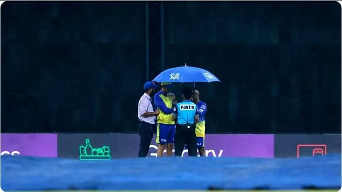 LSG vs CSK Highlights | Match canceled due to rain in Lucknow, no play after 19.2 overs, 1-1 points for both teams